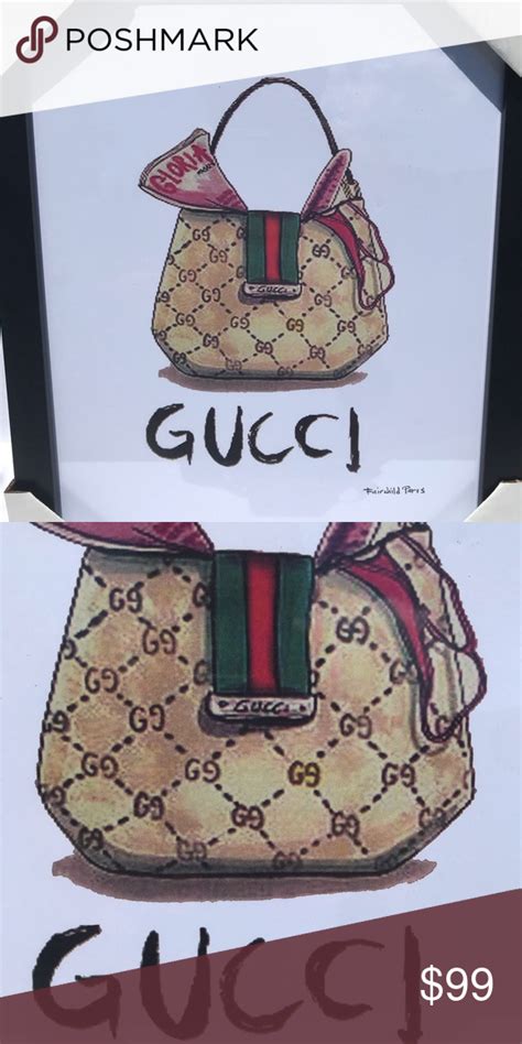 gucci wall frame